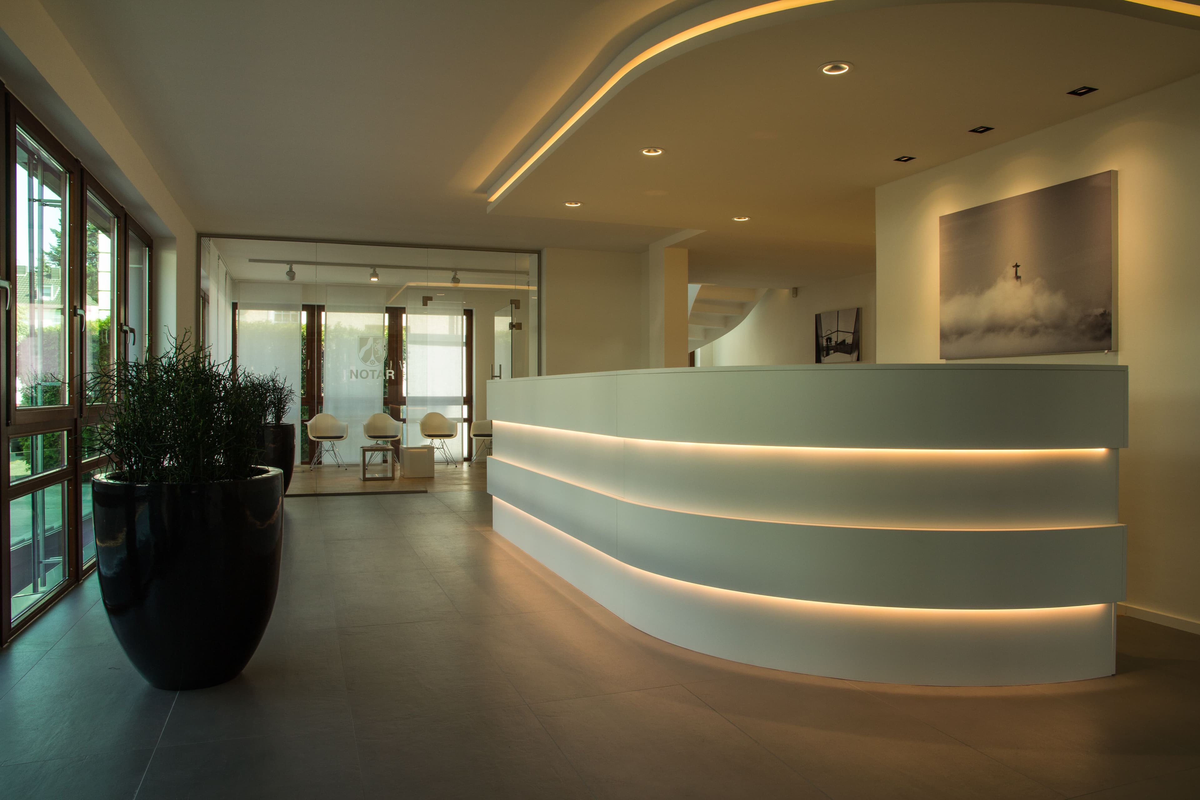 Empfangsbereich im Notariat Dr. Christian Schmitz